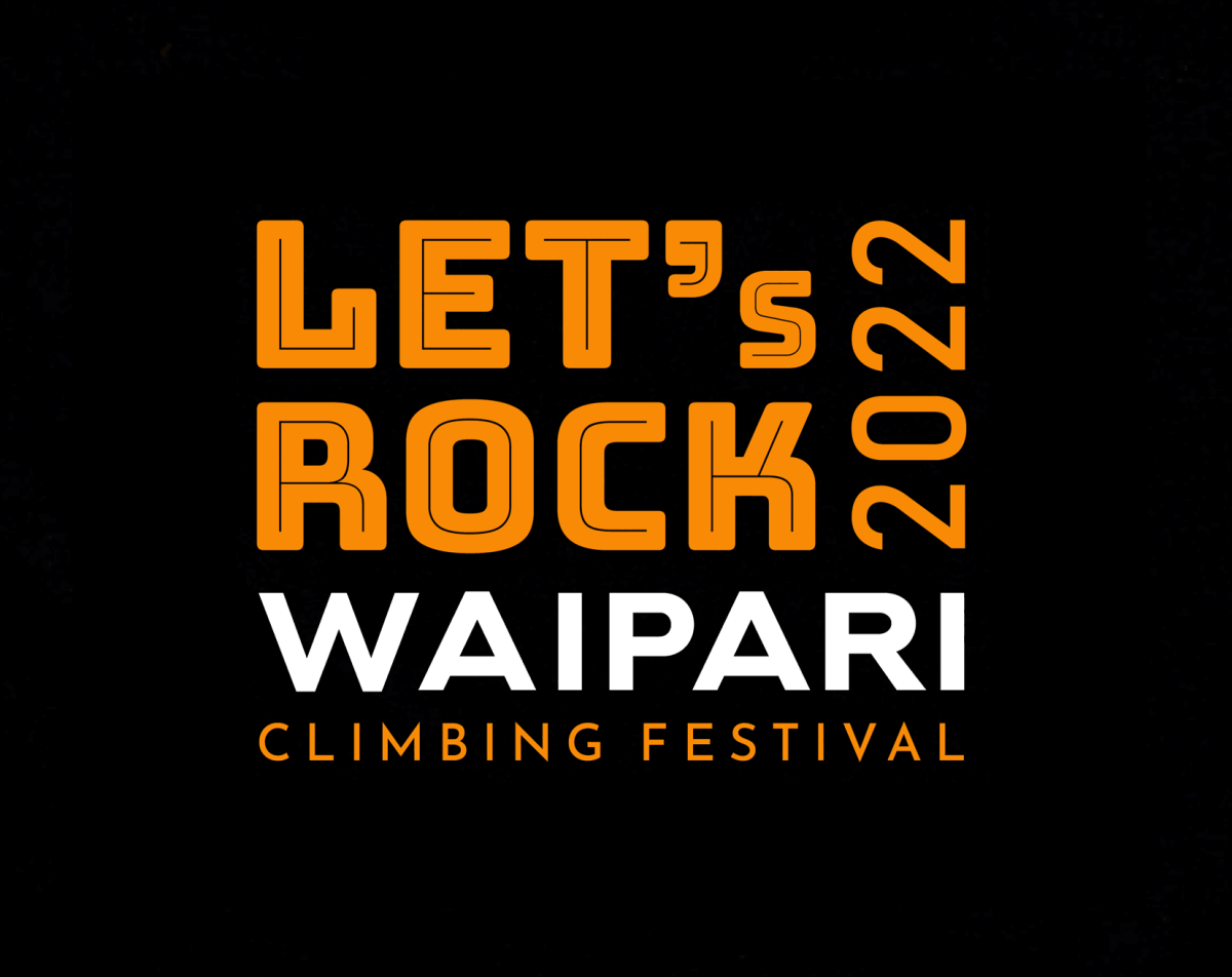 Let's Rock Waipari climbing festival 2022 logo